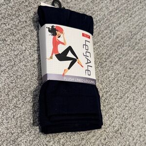 Legale Plush-Lined Women's Leggings - Navy